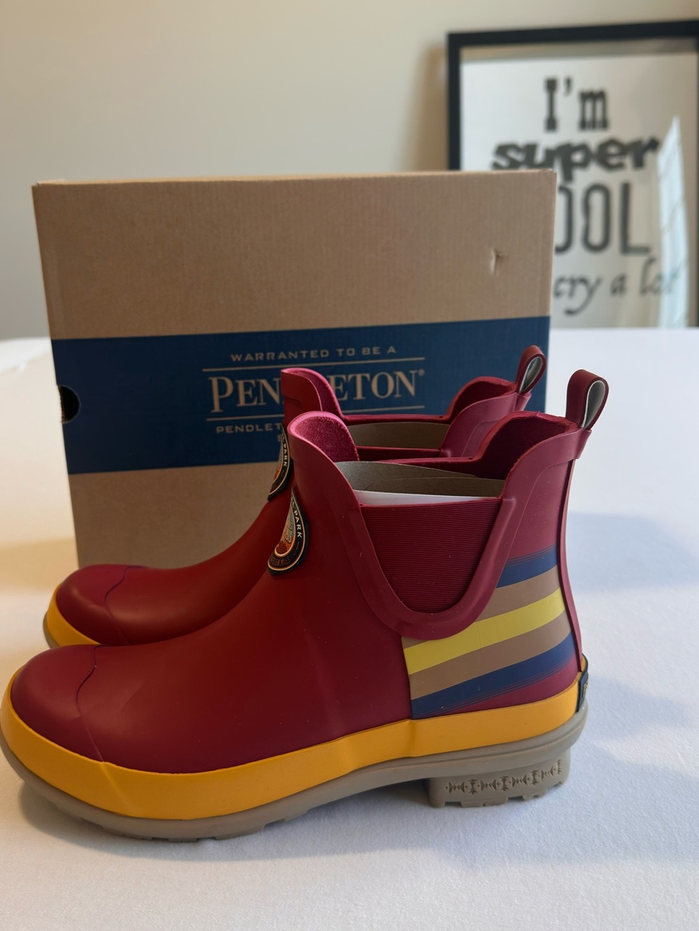 Pendleton Womens Zion National Park Chelsea Rain Boots - Picture 5 of 5
